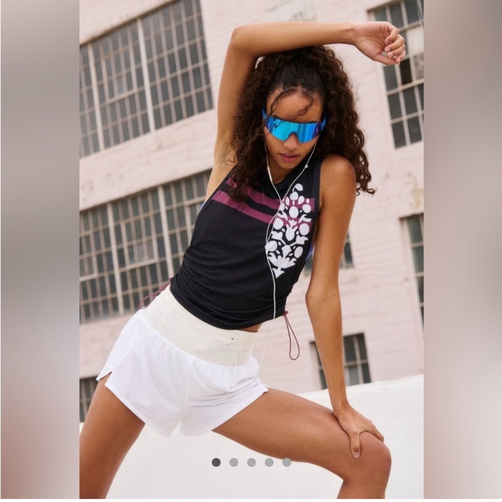 Free People Tempo Sport Mode Logo Muscle Tank